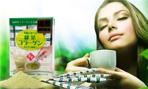 Collagen trà xanh Hanamai làm đẹp da, trắng da tự nhiên