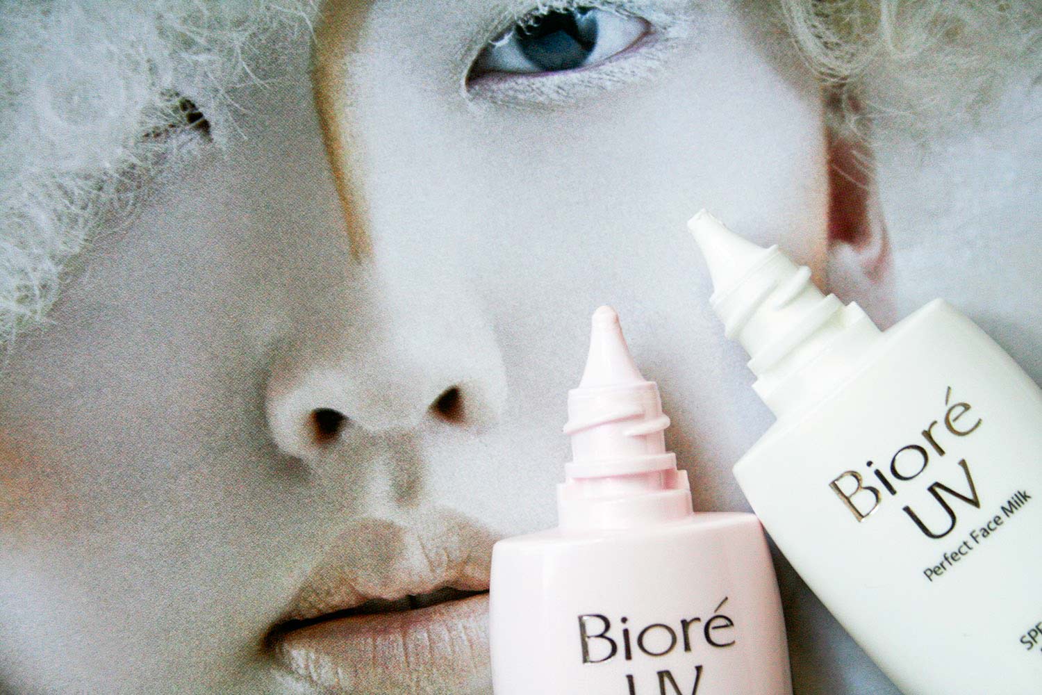 Kem chống nắng biore màu hồng Bioré UV Bright Face Milk dễ dàng sử dụng