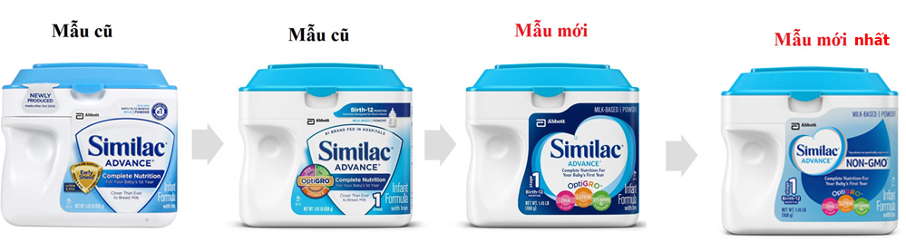 Sữa Similac Advance NON GMO cho trẻ 0-12 tháng tuổi