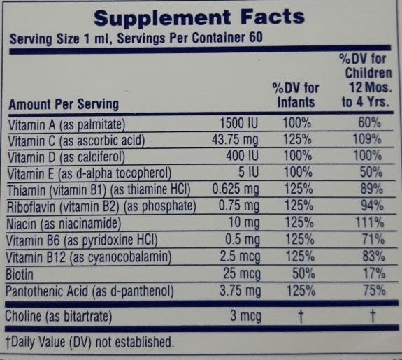 Vitamin tổng hợp cho trẻ Baby Plex hãng Nature’s Plus dạng nước 60 ML