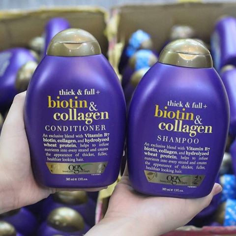Bộ dầu gội và dầu xả Biotin giúp ngăn rụng tóc hiệu quả, tóc khỏe từ bên trong
