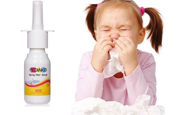Pediakid Xịt mũi họng Spray Nez-Gorge 20ml cho bé từ sơ sinh