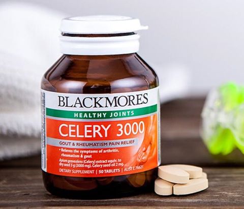 Viên uống phòng và hỗ trợ điều trị Gout Blackmores Celery 3000mg