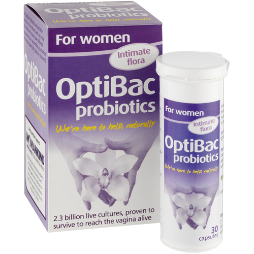 Men vi sinh trị Viêm Âm đạo và Viêm Tiết niệu OptiBac Probiotics