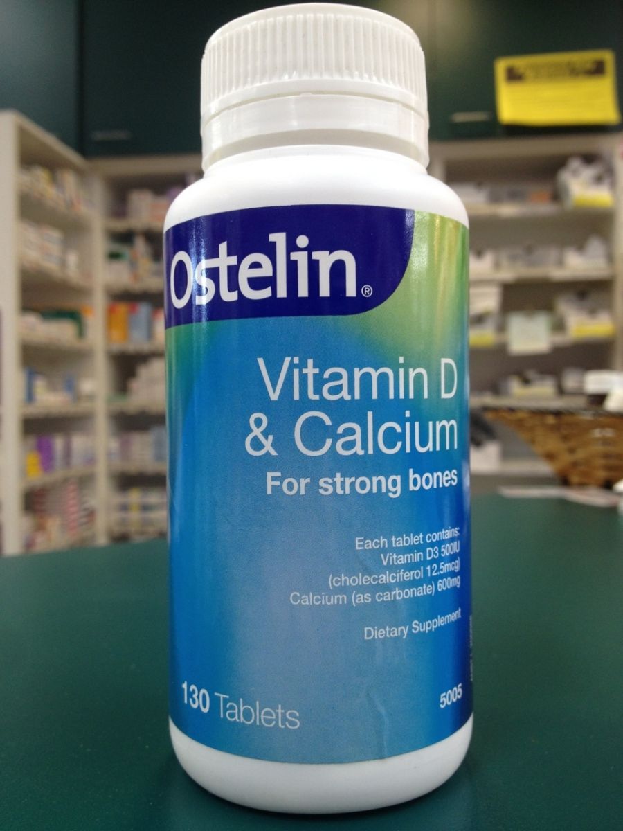 Vitamin D & Calcium Ostelin 130 viên của Úc