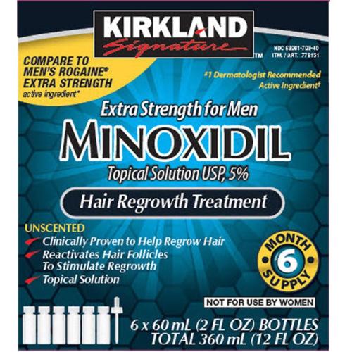 Dung Dịch Mọc Tóc, Mọc Râu Minoxidil 5% Kirkland Của Mỹ