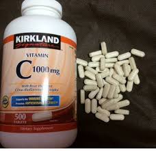 Viên uống Vitamin C 1000mg Kirkland Mỹ - Hộp 500 viên bổ sung vitamin, tăng cường miễn dịch, làm đẹp da, dễ uống vị cam