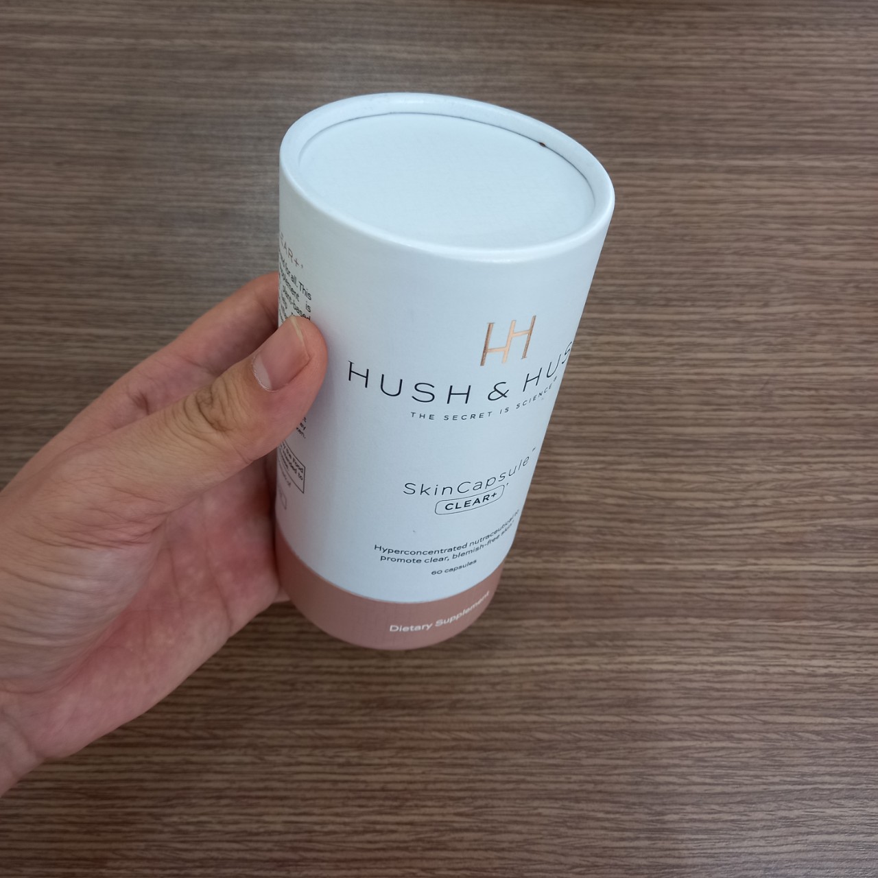 Viên Uống Hush & Hush Skin Capsule Clear+ Giảm Mụn, Hỗ Trợ Da Sáng Khỏe, Chất Lượng Cao 60 Viên - Sản Phẩm Chăm Sóc Da Từ Thiên Nhiên