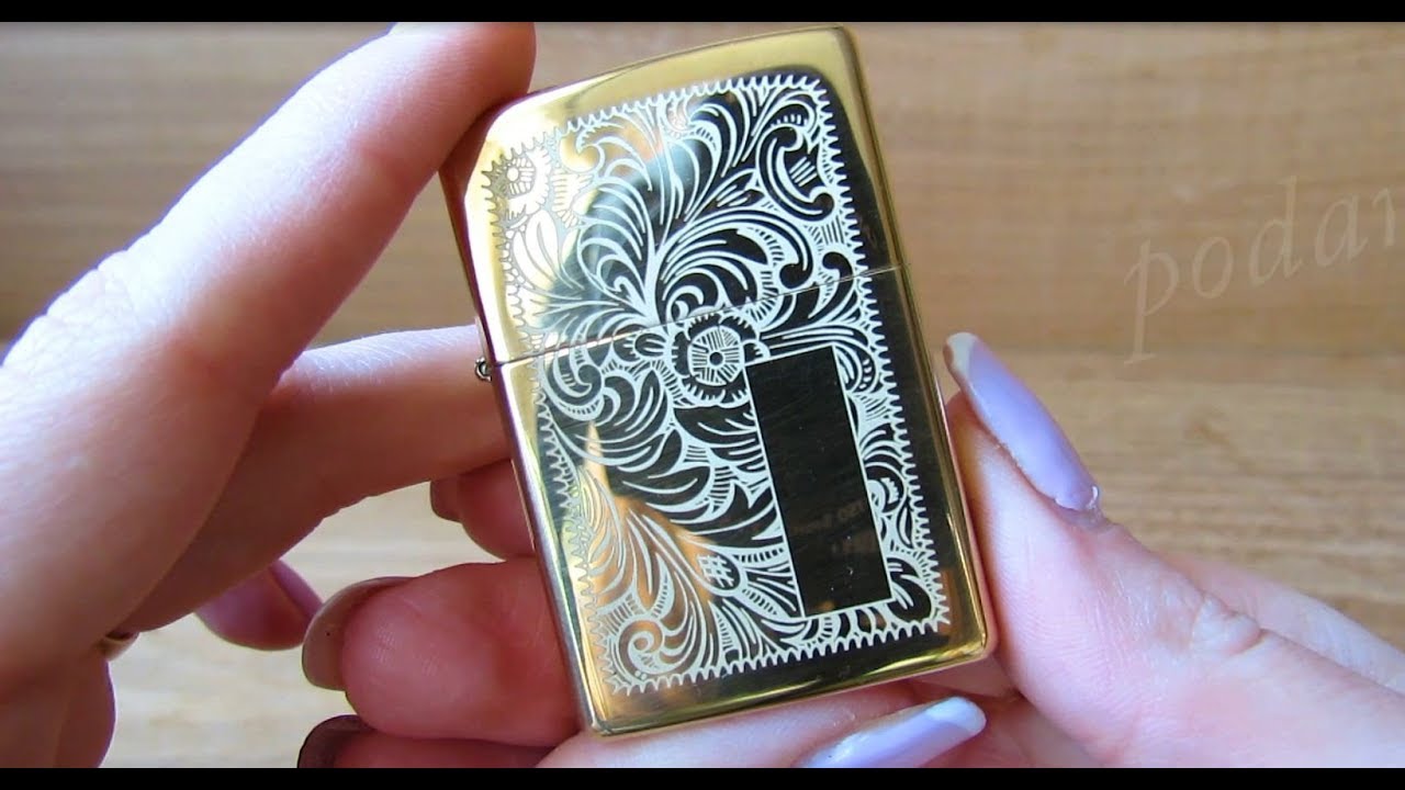 Bật Lửa Zippo Venetian Brass 352B Đồng Vàng Họa Tiết Ý - Thiết Kế Tinh Xảo Sang Trọng Dành Cho Người Sành Điệu
