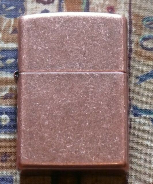 Bật Lửa Zippo Antique Copper 301FB - Đồng Đỏ Giả Cổ Sang Trọng, Chất Lượng Cao, Dùng Xăng Tiêu Chuẩn, Phong Cách Cổ Điển