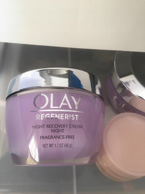Kem Dưỡng Đêm Olay Regenerist Night Recovery 48g - Dưỡng Ẩm, Ngăn Ngừa Lão Hóa, Làm Sáng Da, Cải Thiện Nếp Nhăn Hỗ Trợ Tái Tạo Da