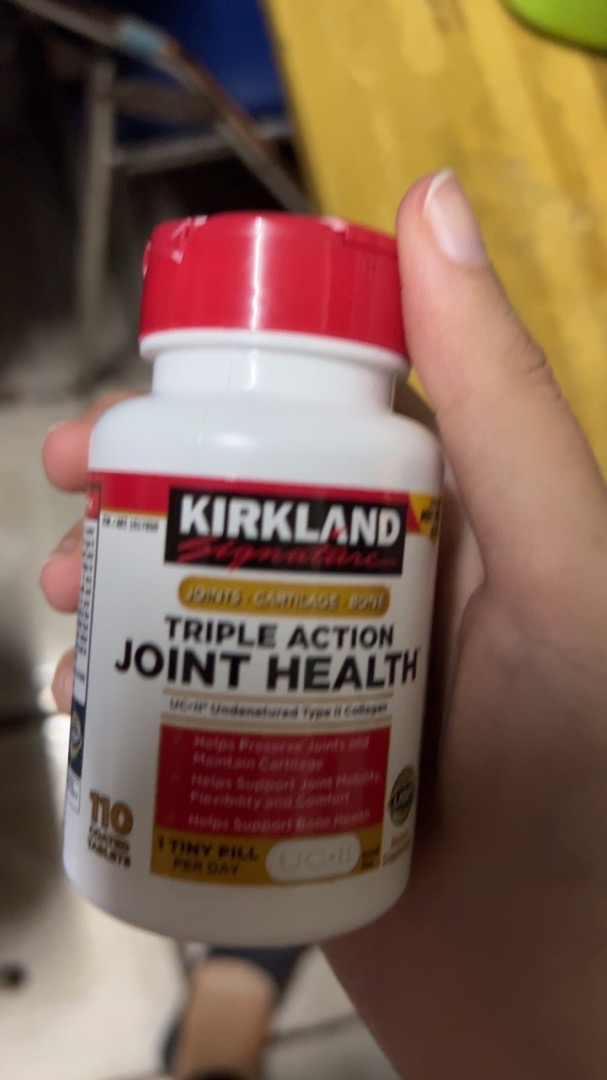 Viên Uống Hỗ Trợ Xương Khớp Kirkland Triple Action Joint Health - 110 Viên Nâng Cao Sức Khỏe Khớp và Xương, Thực Phẩm Chức Năng Tự Nhiên