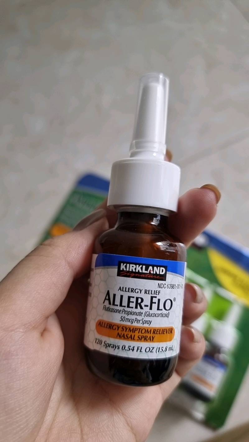 Xịt Mũi Kirkland Aller-Flo Chính Hãng 18.2ml - Giảm Viêm Xoang, Dị Ứng, Thoải Mái Giấc Ngủ Cho Người Lớn Và Trẻ Em Trên 4 Tuổi