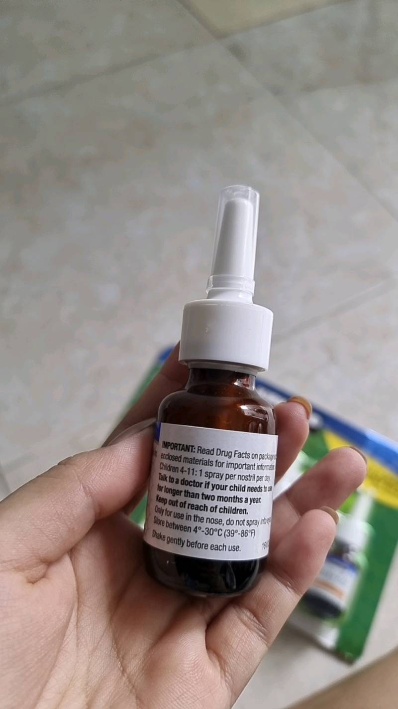 Xịt Mũi Kirkland Aller-Flo Chính Hãng 18.2ml - Giảm Viêm Xoang, Dị Ứng, Thoải Mái Giấc Ngủ Cho Người Lớn Và Trẻ Em Trên 4 Tuổi