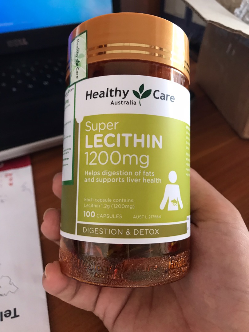 Mầm đậu nành Healthy Care Super Lecithin 1200mg 100 viên - Hỗ trợ cân bằng nội tiết tố và làm đẹp da cho nữ giới trên 30 tuổi