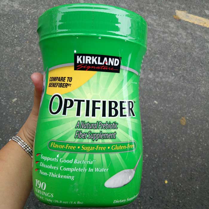 Bột Hòa Tan Bổ Sung Chất Xơ Kirkland Signature Optifiber 760g - Hỗ Trợ Tiêu Hóa, Không Đường, Dễ Dàng Hấp Thụ Cho Sức Khỏe Tốt Hơn