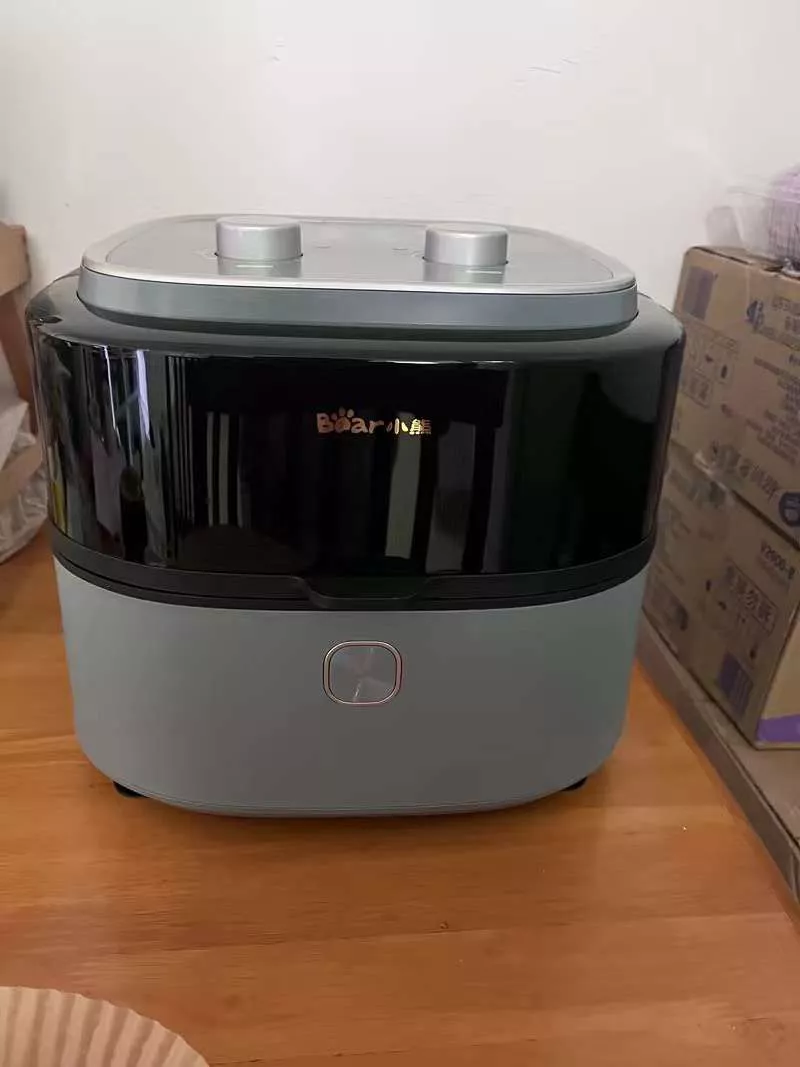 Nồi Chiên Không Dầu Bear QZG-E14G5 6.5L - Trục Đảo Tự Động, Công Suất 1350W, Nấu Nướng Đều Thức Ăn, Dễ Sử Dụng