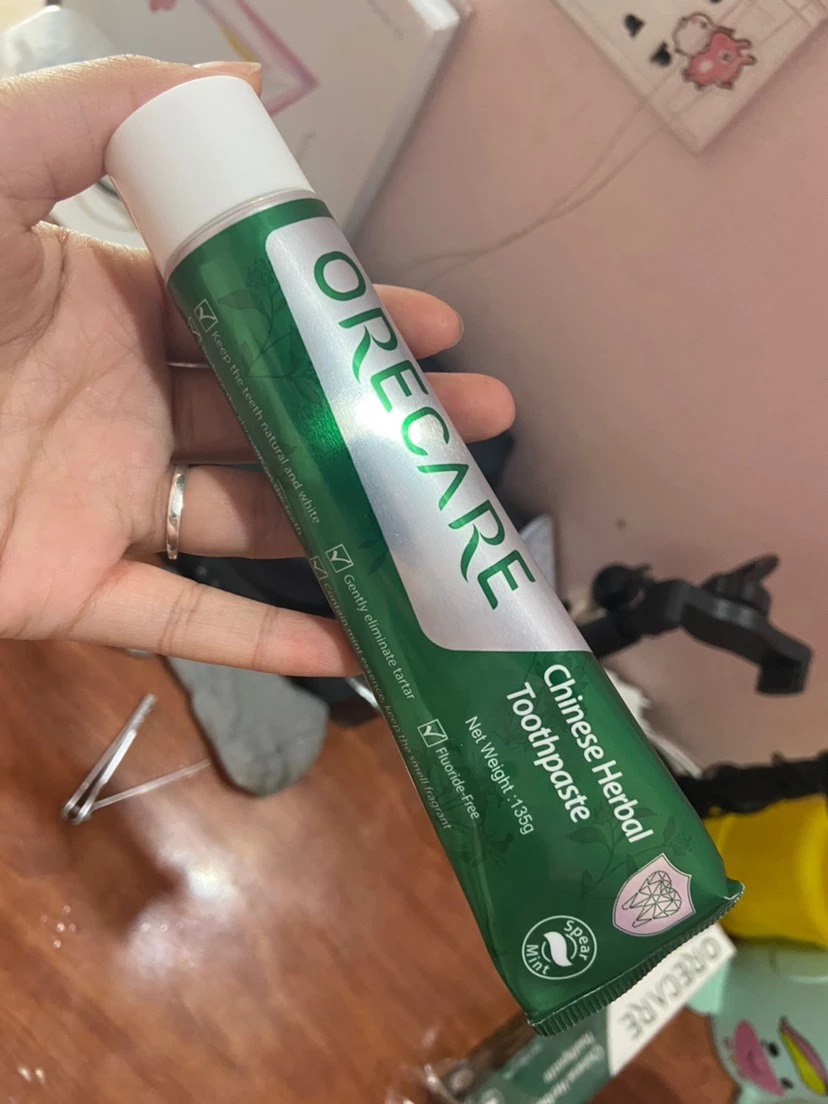 Kem đánh răng Orecare Chinese Herbal Toothpaste Tiens 135g - Hỗ trợ làm sạch, ngăn mảng bám, và hôi miệng tự nhiên.