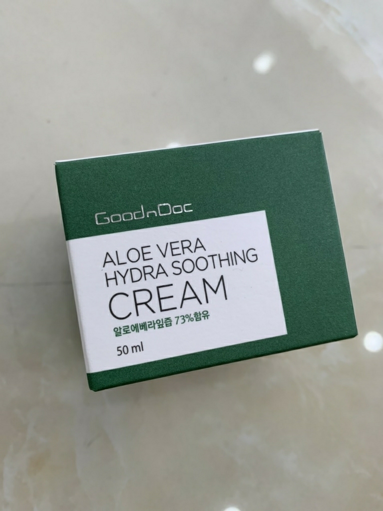 Kem Dưỡng Ẩm GoodnDoc Aloe Vera Hydra Soothing 50ml - Sản Phẩm Dưỡng Ẩm Cho Da Khô, Chiết Xuất Lô Hội Giúp Da Mềm Mại, Khỏe Mạnh