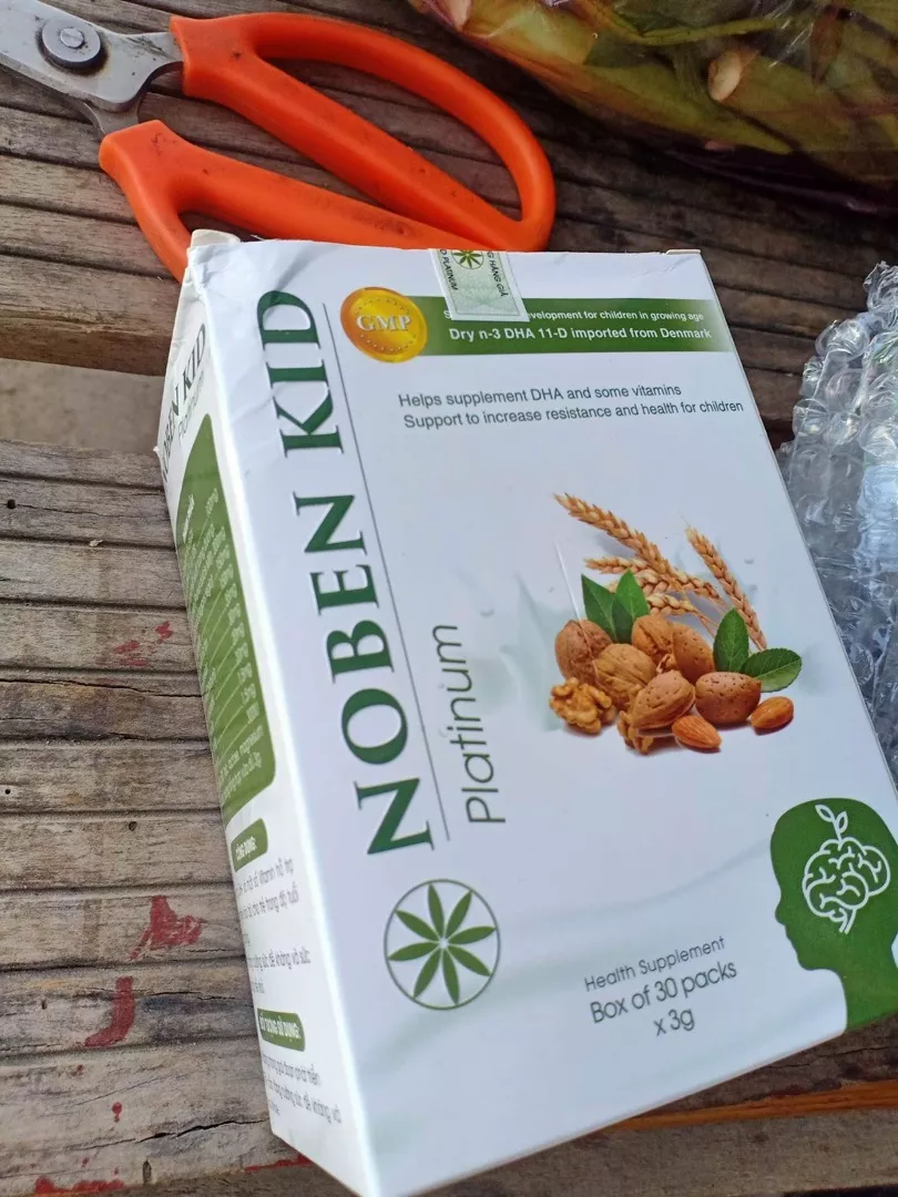 Cốm Trí Não Noben Kid hộp 30 gói dạng cốm