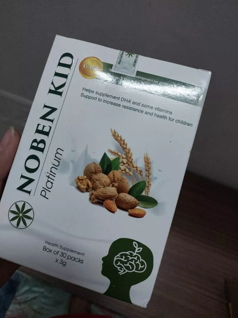 Cốm Trí Não Noben Kid hộp 30 gói dạng cốm