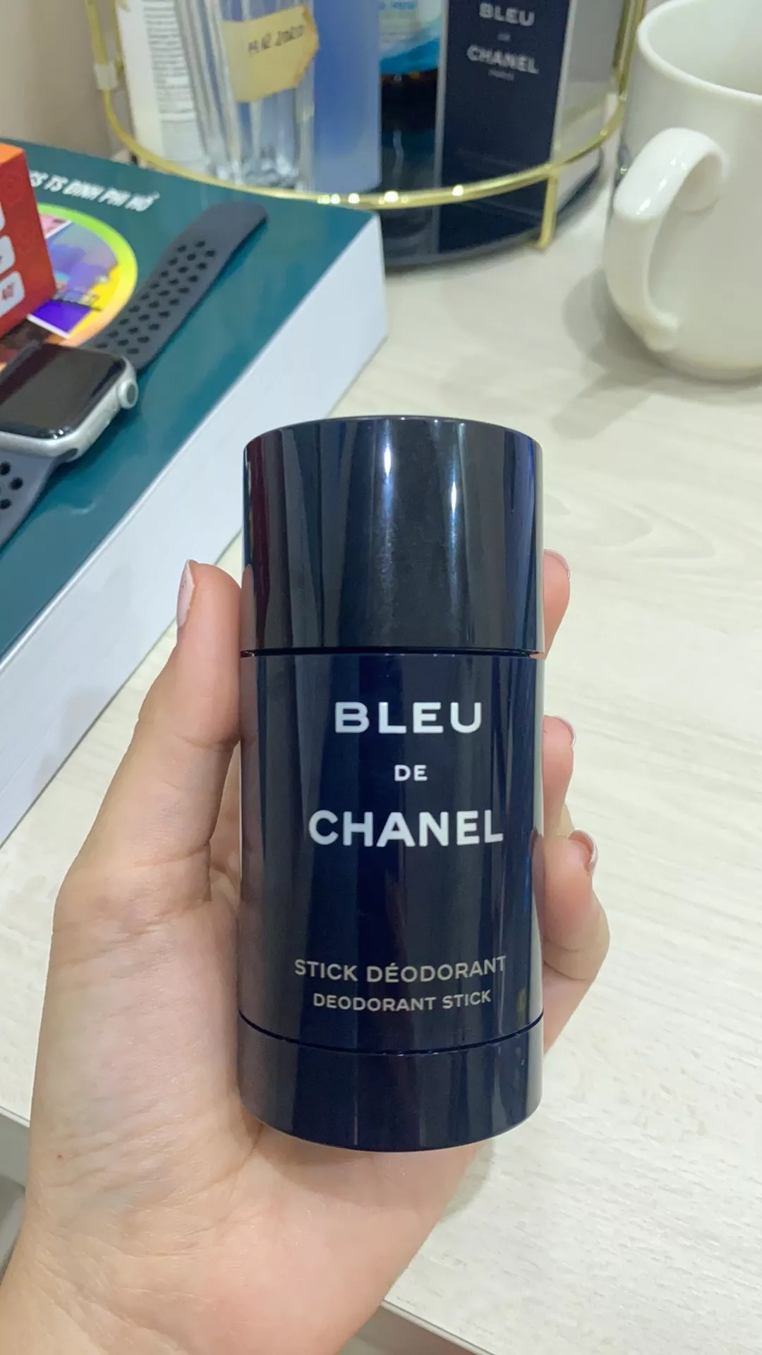 Lăn khử mùi nước hoa nam chanel bleu de chanel stick deodorant 75ml