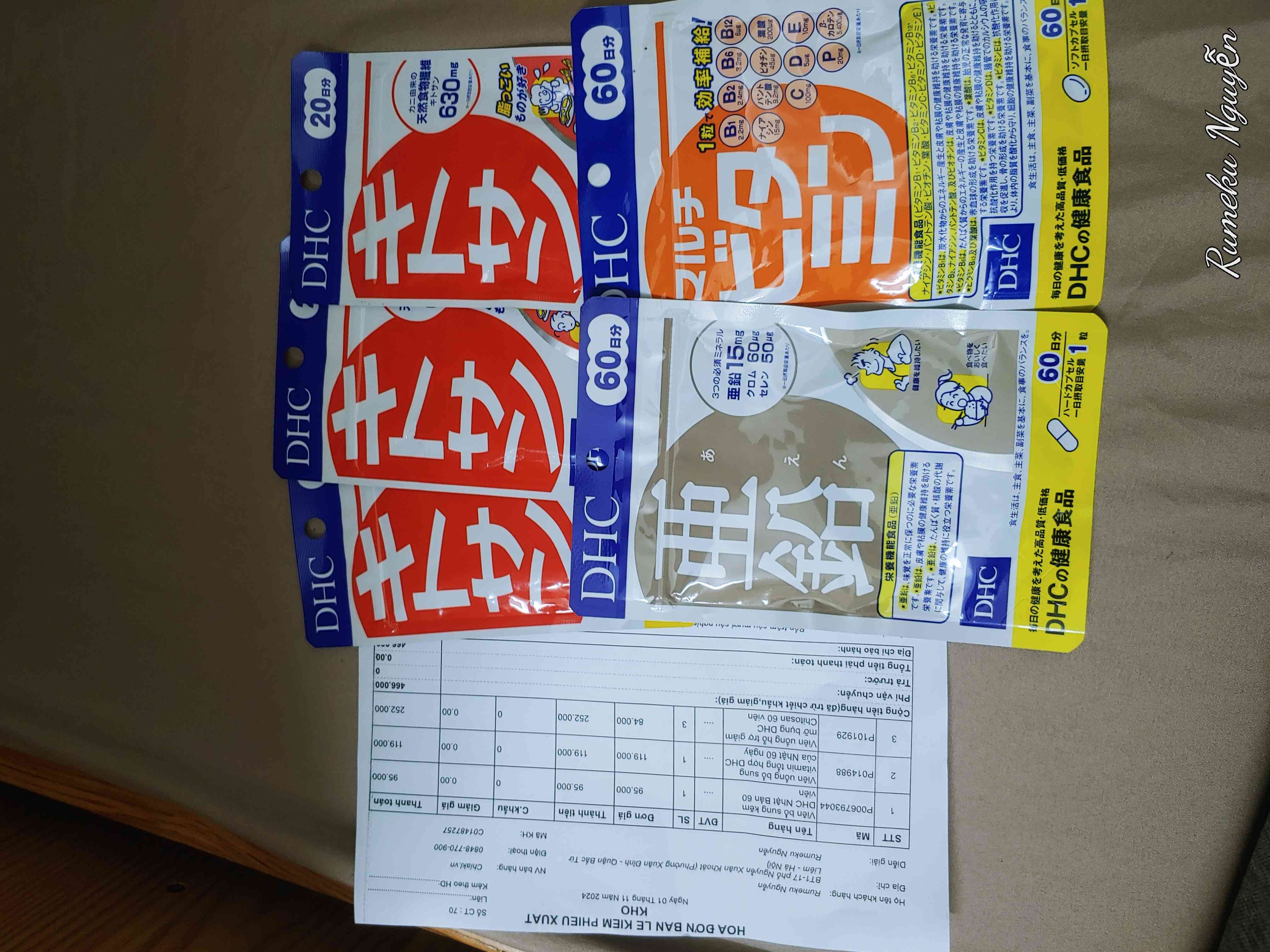 Viên uống bổ sung kẽm DHC Zinc Nhật Bản 60 viên - Tăng cường sức khỏe, làm đẹp da, hỗ trợ dị ứng và mụn hiệu quả