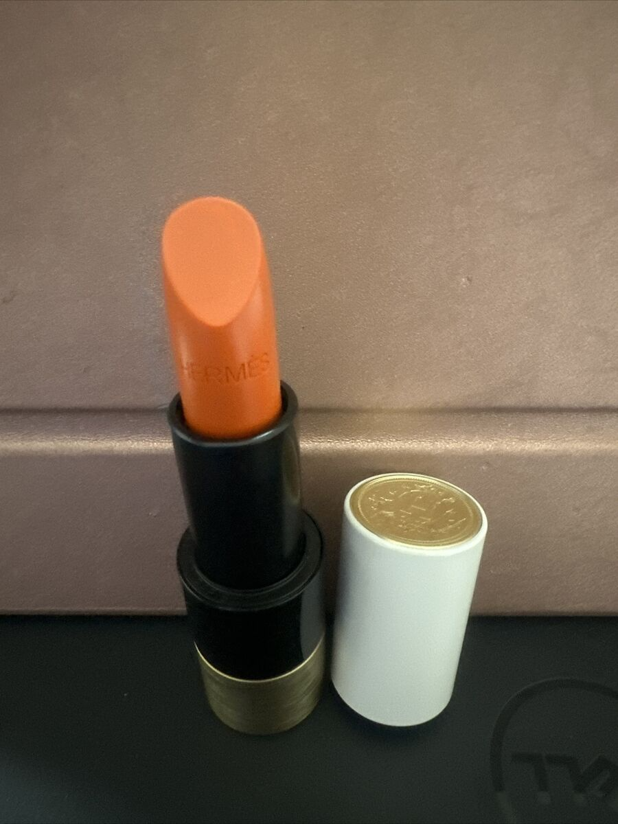 Son thỏi Hermes 33 Orange Boite - Son cam tươi chất lì sang chảnh, thiết kế đẳng cấp cho phái đẹp