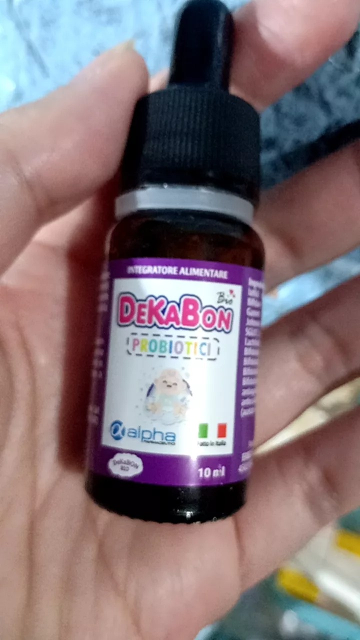 Men vi sinh dạng giọt Dekabon Probiotici 10ml cho trẻ - Hỗ trợ tiêu hóa, tăng cường lợi khuẩn, dễ sử dụng, hương vị thơm ngon