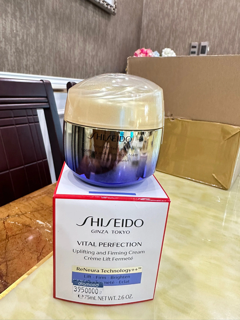 Kem Dưỡng Da Trẻ Hóa Shiseido Vital-Perfection 50ml - Kem Săn Chắc, Dưỡng Ẩm Từ Thiên Nhiên, Giải Quyết Dấu Hiệu Lão Hóa Da