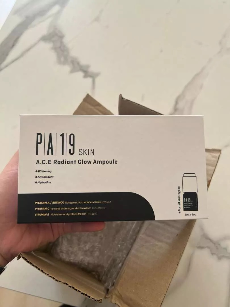 Siêu Tinh Chất Dưỡng Trắng PA19 Skin A.C.E Radiant Glow Ampoule Whitening - Serum Dưỡng Trắng, Phục Hồi Da, Cấp Ẩm Hiệu Quả