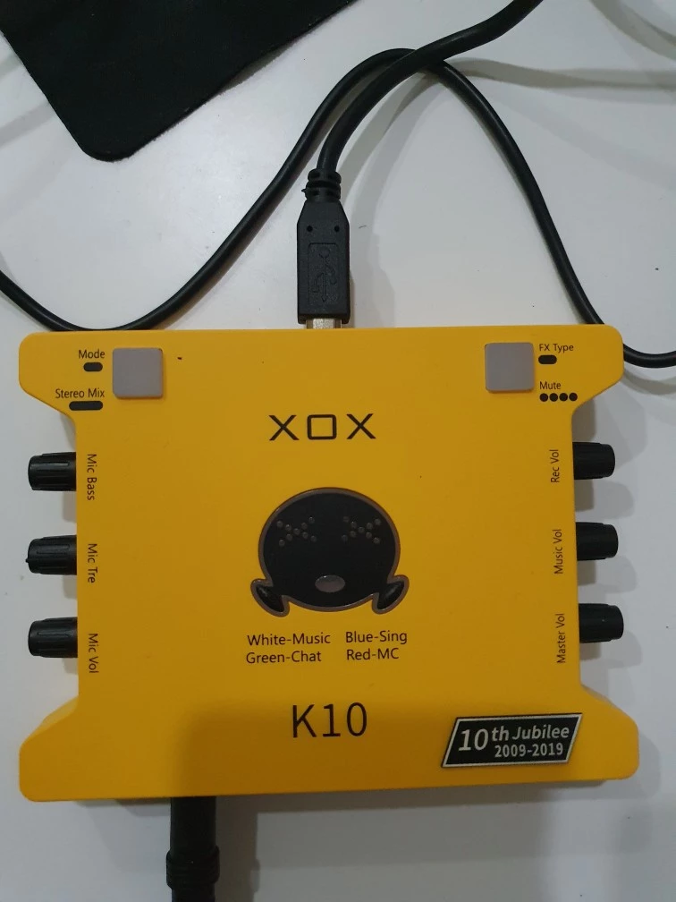 Sound Card XOX K10 2020 - Thiết Bị Thu Âm Chuyên Nghiệp, Hát Live, Livestream Facebook, Karaoke Online, Hỗ Trợ 24bits, Hiệu Ứng Âm Thanh