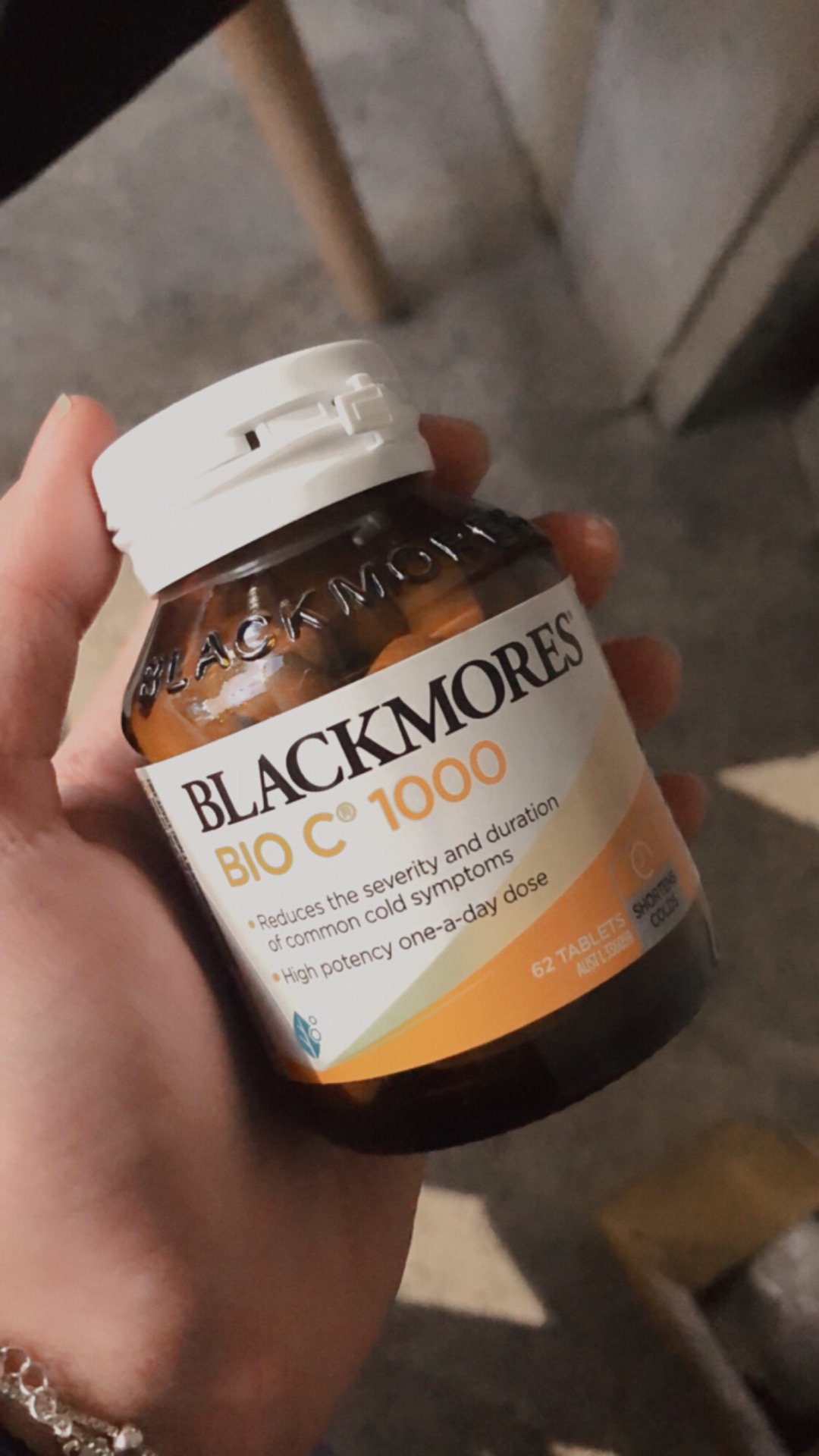 Viên uống bổ sung Vitamin C Blackmores Bio C 1000mg - Hỗ trợ sức đề kháng, làm đẹp da, 62 viên, sản phẩm chính hãng từ Úc