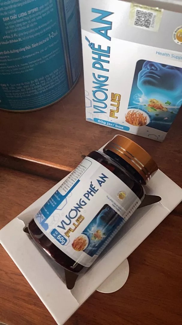 Viên uống giảm ho Vương Phế An Plus - Hỗ trợ tiêu đờm, tăng cường miễn dịch, chiết xuất thiên nhiên, 60g