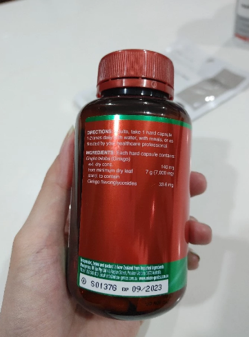 Viên uống bổ não Microgenics Ginkgo 7000 - Hỗ trợ cải thiện trí nhớ và tuần hoàn máu, Tinh thần tỉnh táo, Lọ 100 viên