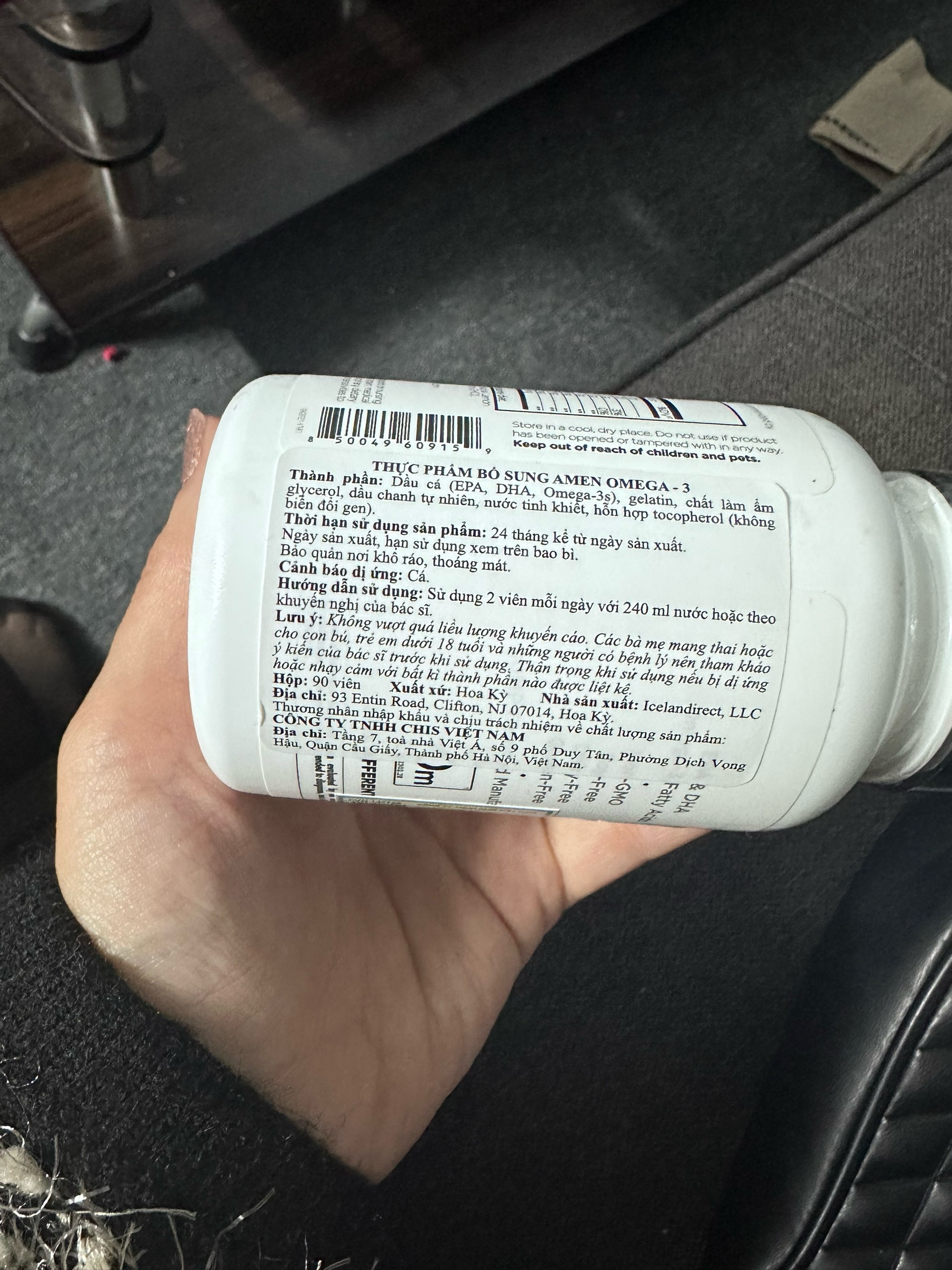 Viên Dầu Cá Codeage Amen Omega-3 1500mg - Hỗ Trợ Sức Khỏe Tim Mạch, Phát Triển Não Bộ, Không GMO, Dành Cho Phụ Nữ Mang Thai