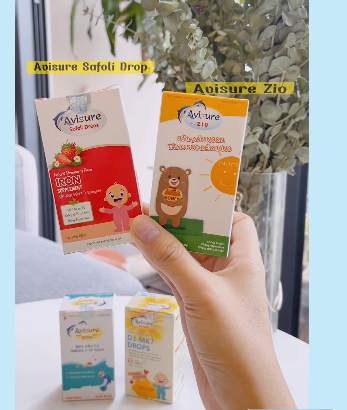 Avisure Safoli Drop - Bổ Sung Sắt Hữu Cơ Dạng Nhỏ Giọt Cho Bé - Giúp Trẻ Tăng Cân, Phòng Ngừa Thiếu Sắt, Dễ Uống