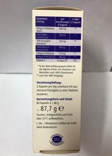 Viên uống Omega-3-6-9 Heilusan của Đức - Tăng cường sức khỏe, bảo vệ thị lực, làm chậm lão hóa da - 60 viên hỗ trợ toàn diện sức khỏe
