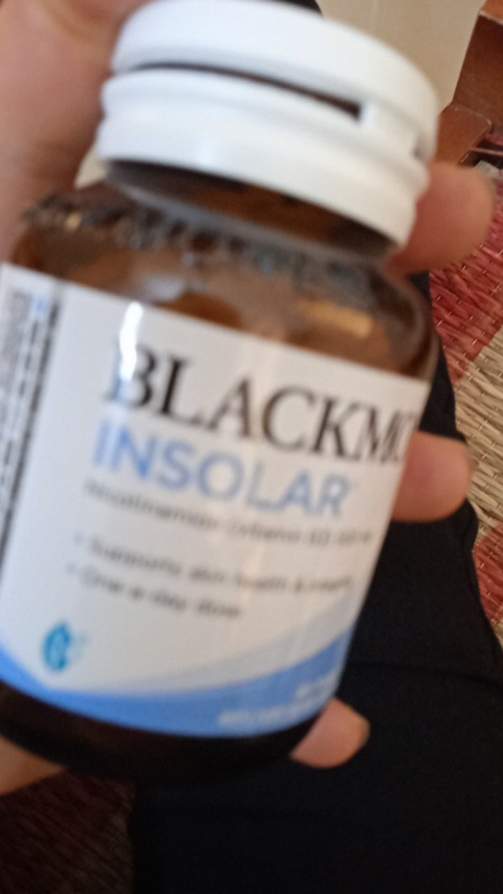 Viên Uống Đẹp Da Blackmores Insolar 500mg - Tăng Cường Vitamin B3, Giúp Da Căng Mịn và Khỏe Mãi