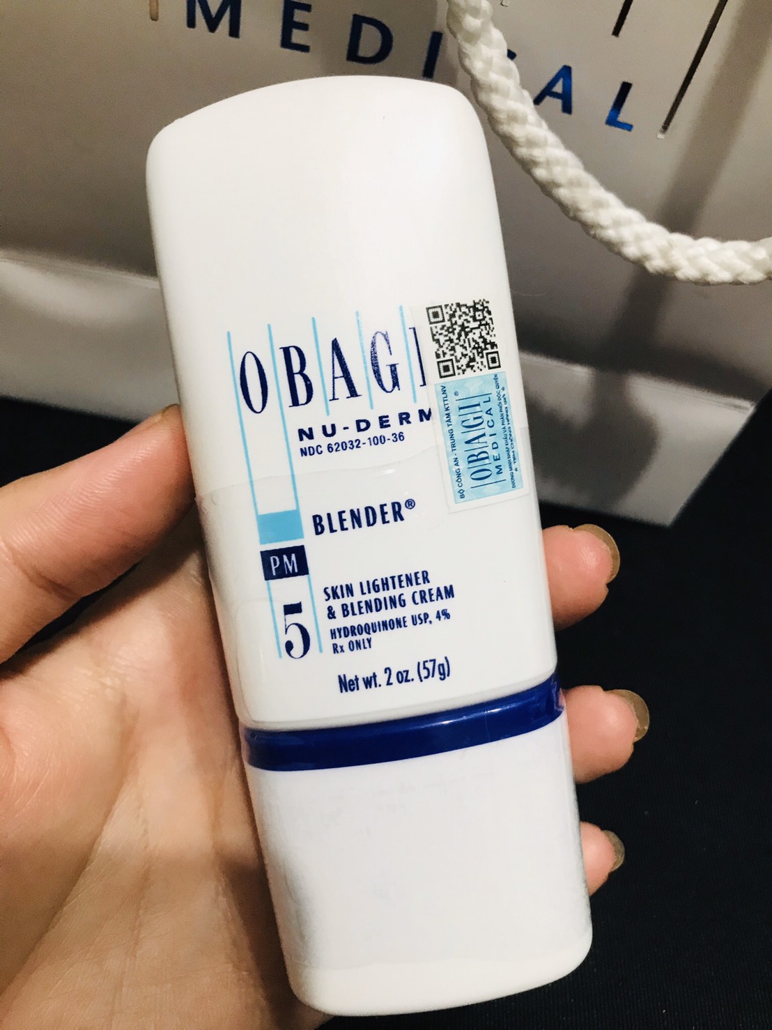 Kem Dưỡng Trắng Da Obagi Nu-Derm Blend Fx 5 - Giảm Sạm Nám, Cải Thiện Tình Trạng Da Sáng Mịn, Hiệu Quả Nhanh Chóng