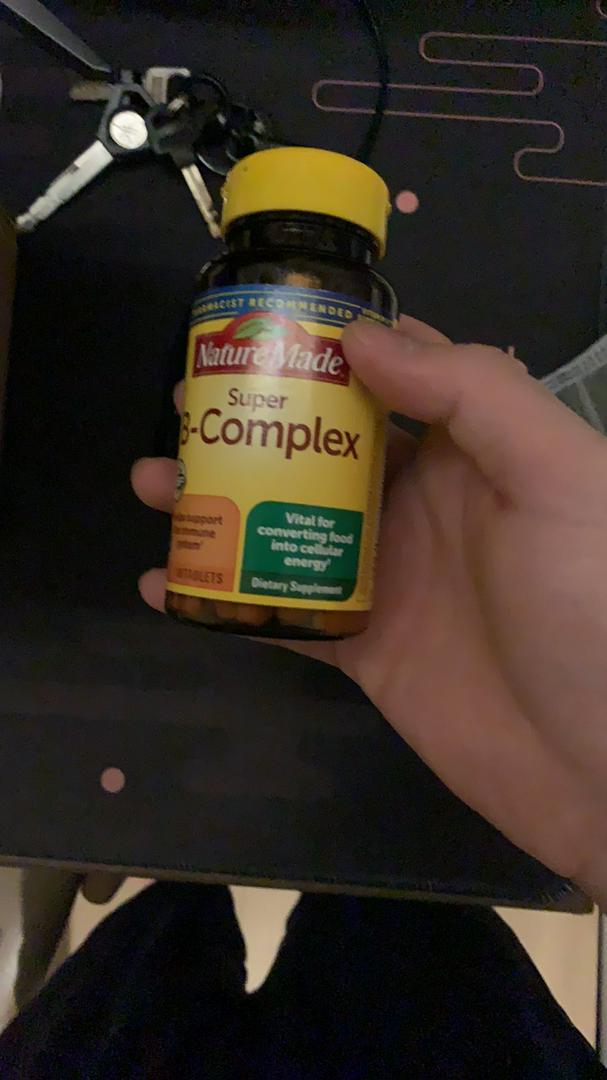 Viên Uống Super Vitamin B Complex Nature Made 140 Viên - Hỗ Trợ Tăng Cường Sức Khỏe và Giảm Mệt Mỏi Cho Bà Bầu