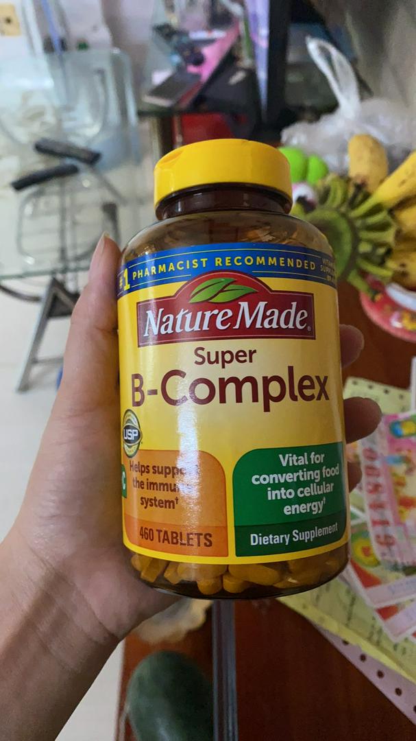 Viên Uống Super Vitamin B Complex Nature Made 140 Viên - Hỗ Trợ Tăng Cường Sức Khỏe và Giảm Mệt Mỏi Cho Bà Bầu