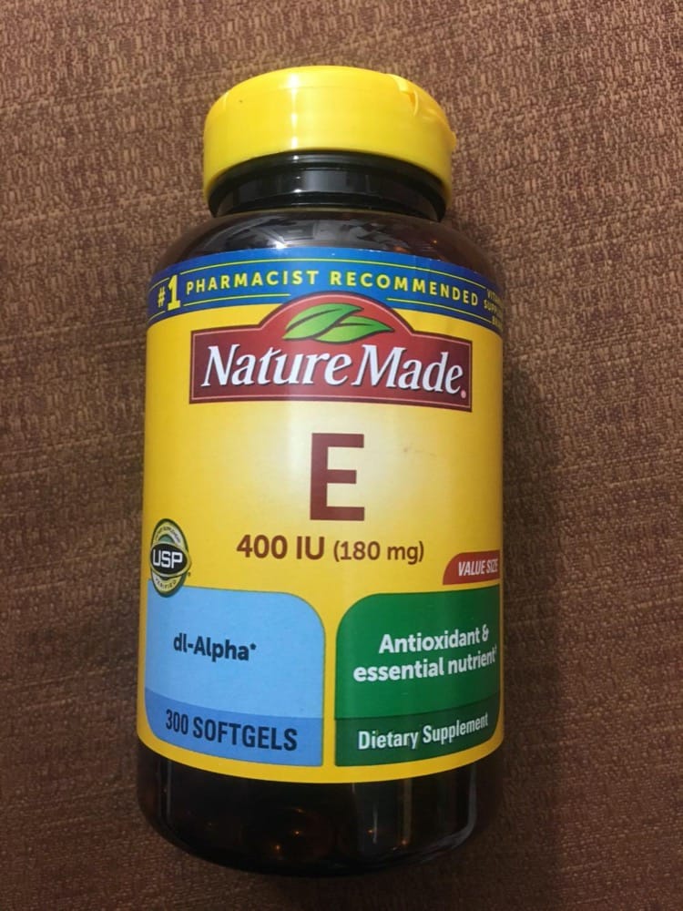 Vitamin E 400 IU Nature Made - Bổ Sung Vitamin E Tổng Hợp Giúp Đẹp Da, Mượt Tóc, Hỗ Trợ Sức Khỏe Nữ Giới - Hộp 300 Viên