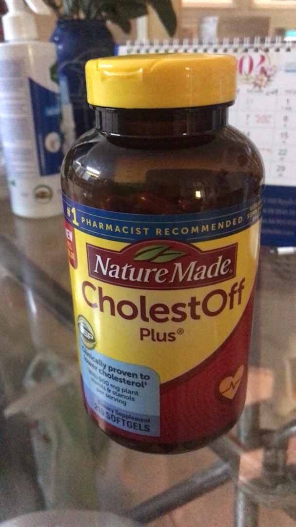 Viên uống hỗ trợ cholesterol Nature Made Cholest Off Plus 210 viên - Hỗ trợ sức khỏe tim mạch chính hãng Mỹ