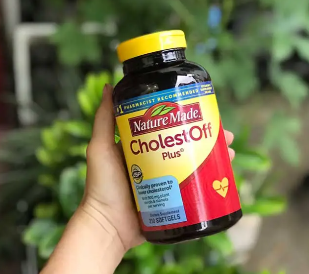 Viên uống hỗ trợ cholesterol Nature Made Cholest Off Plus 210 viên - Hỗ trợ sức khỏe tim mạch chính hãng Mỹ