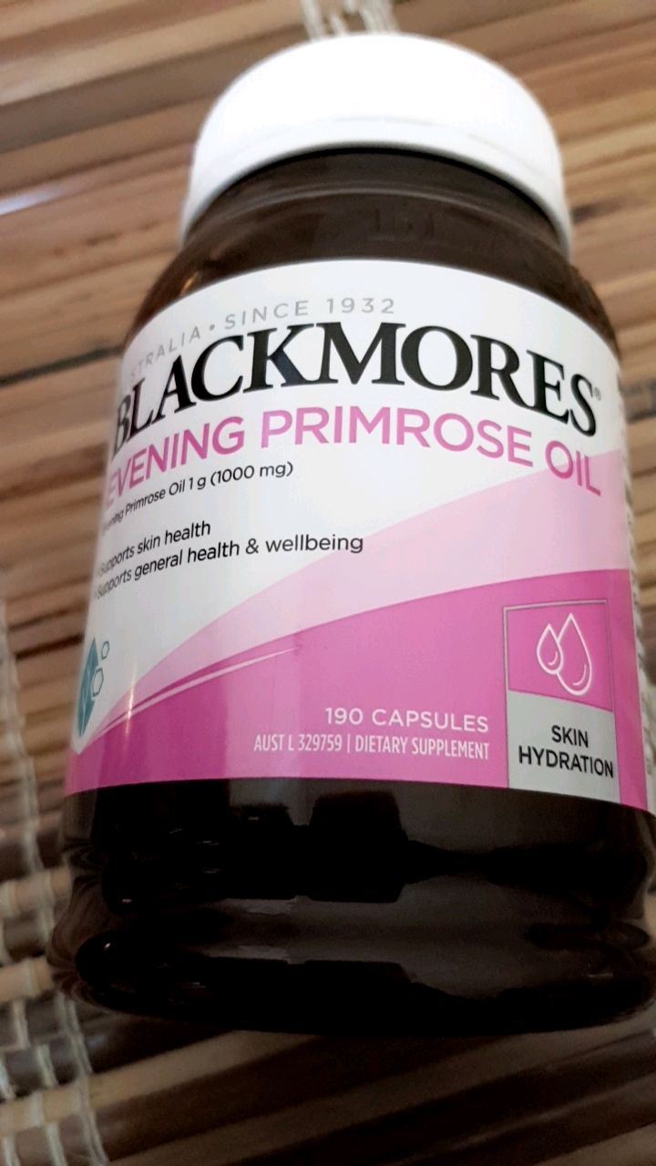 Tinh Dầu Hoa Anh Thảo Blackmores Evening Primrose Oil 190 Viên - Bổ Sung Omega-6, Hỗ Trợ Làm Đẹp Da, Tóc và Cân Bằng Nội Tiết Tố