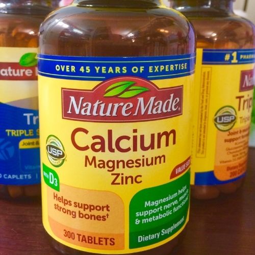 Viên uống Nature Made Calcium Magnesium Zinc With Vitamin D3 - Bổ sung Canxi, Magiê, Kẽm, Vitamin D3 300 viên cho sức khỏe xương khớp
