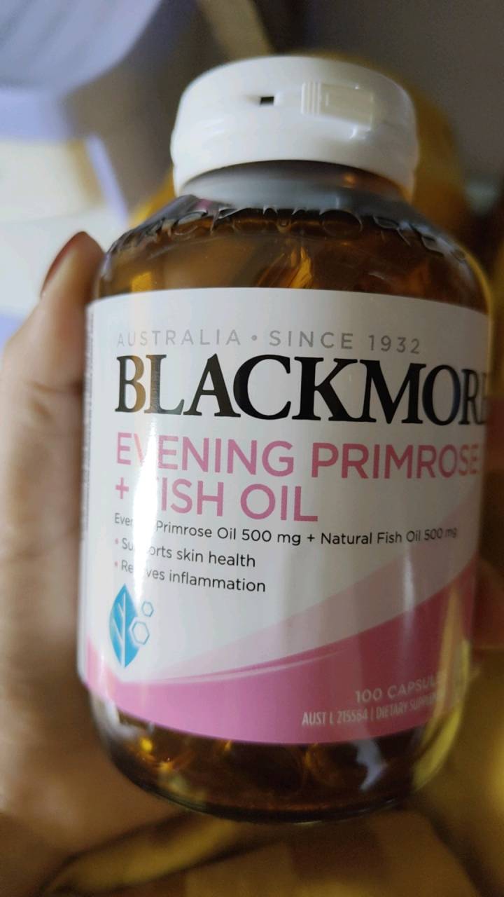 Tinh Dầu Hoa Anh Thảo Blackmores Evening Primrose Oil + Dầu Cá Omega 3 Hỗ Trợ Sức Khỏe và Làm Đẹp Da - 100 Viên