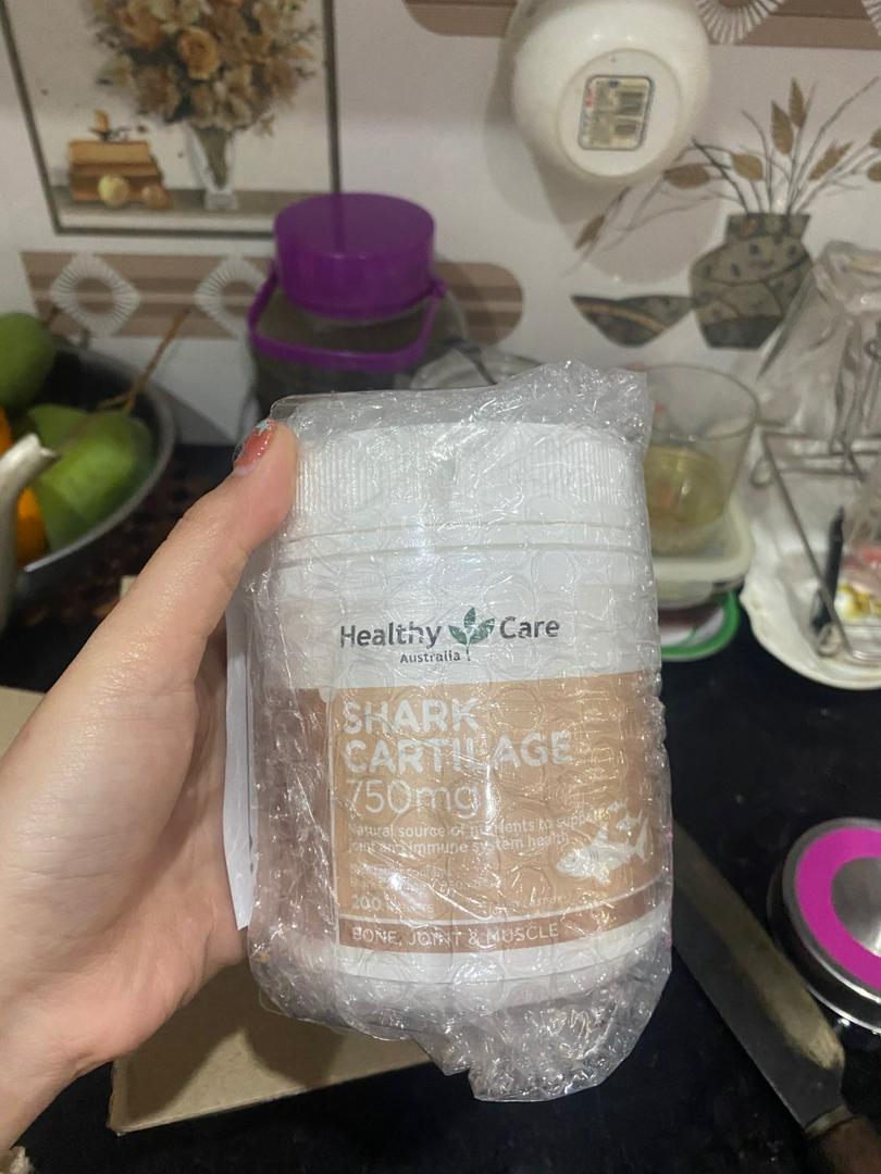 Viên Uống Healthy Care Shark Cartilage 750mg Hỗ Trợ Xương Khớp 200 Viên - Sản Phẩm Chức Năng Từ Úc Chất Lượng Cao