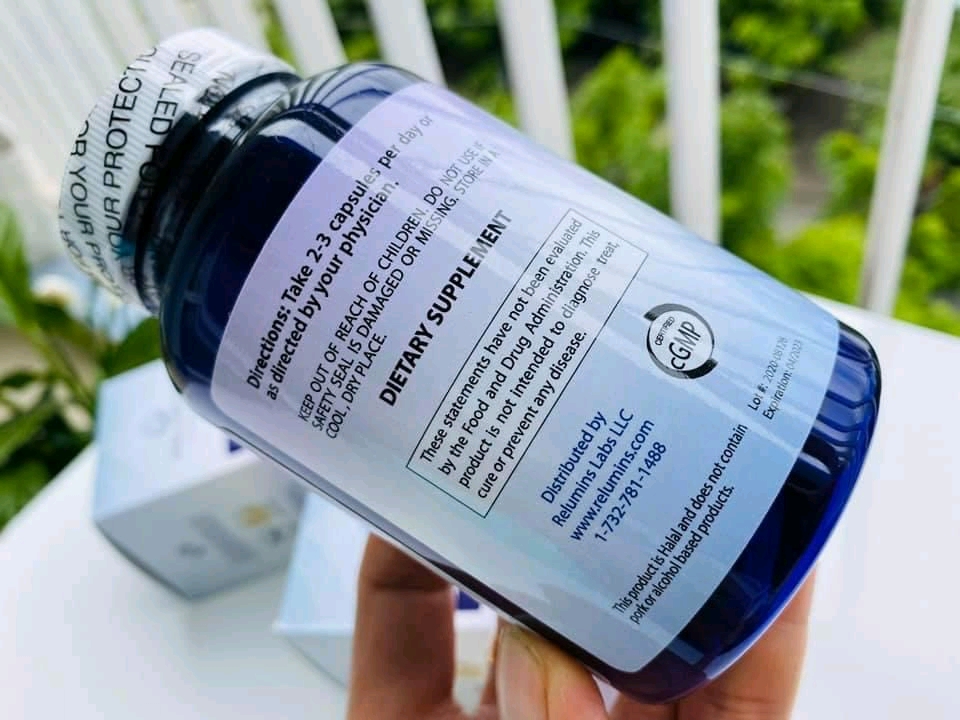Viên uống trắng da Relumins Advance White 1650mg - Hỗ trợ làm trắng da tự nhiên với Glutathione cao từ Mỹ